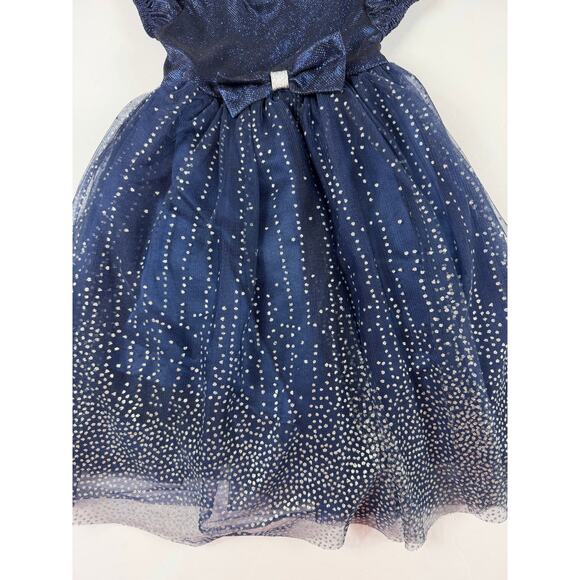 Blueberi Boulevard Sparkle Blue Tulle Party Dress size 5 - Picture 3 of 10